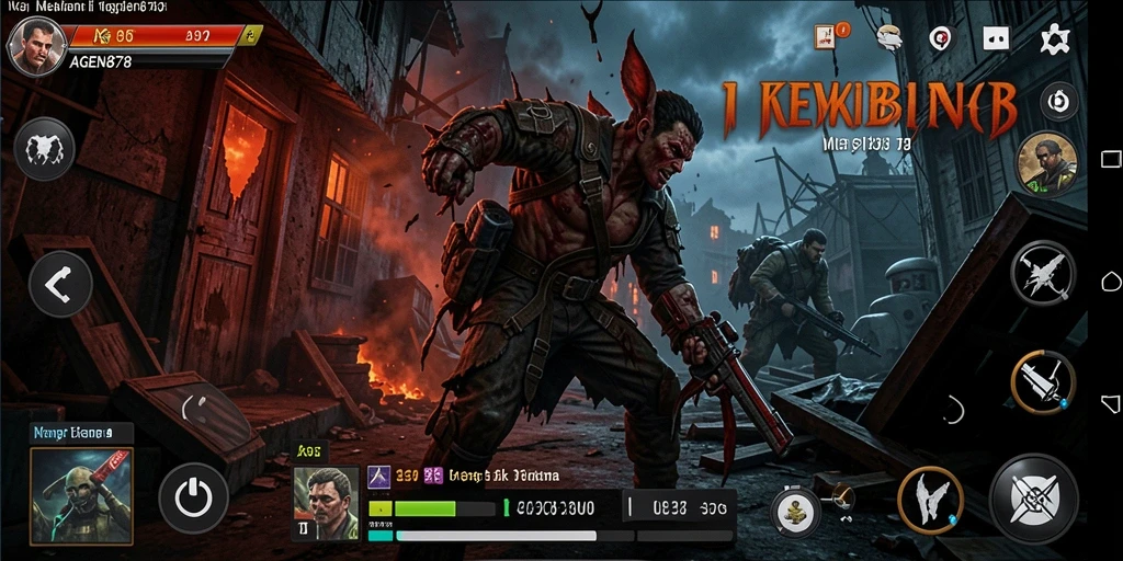 Tangkapan layar gameplay menampilkan suasana Horror yang menakutkan.