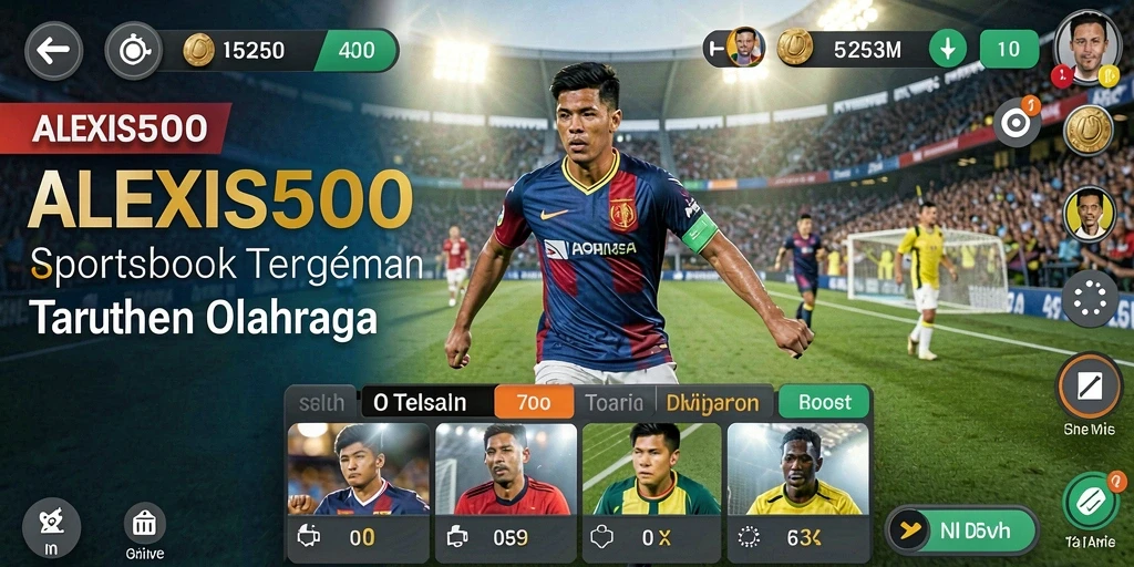 Tampilan gameplay ALEXIS500 dalam taruhan olahraga yang menarik.