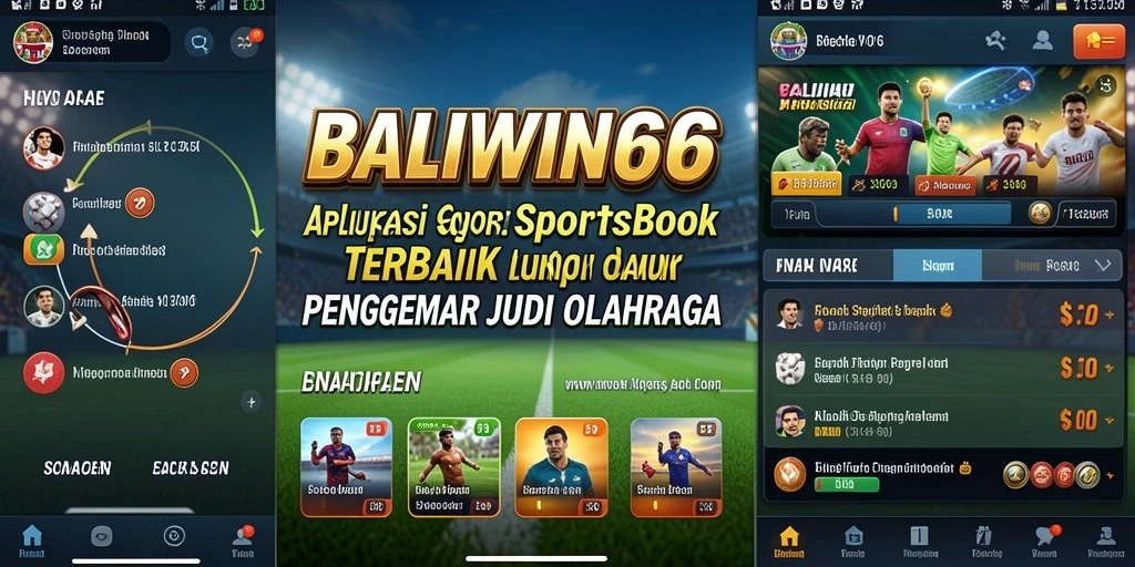 Tampilan menarik dari gameplay aplikasi Sportsbook BALIWIN66.