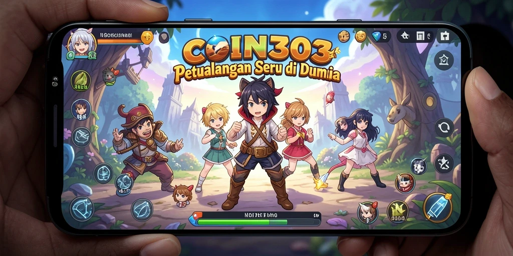 Gameplay menarik COIN303 menampilkan petualangan karakter anime.