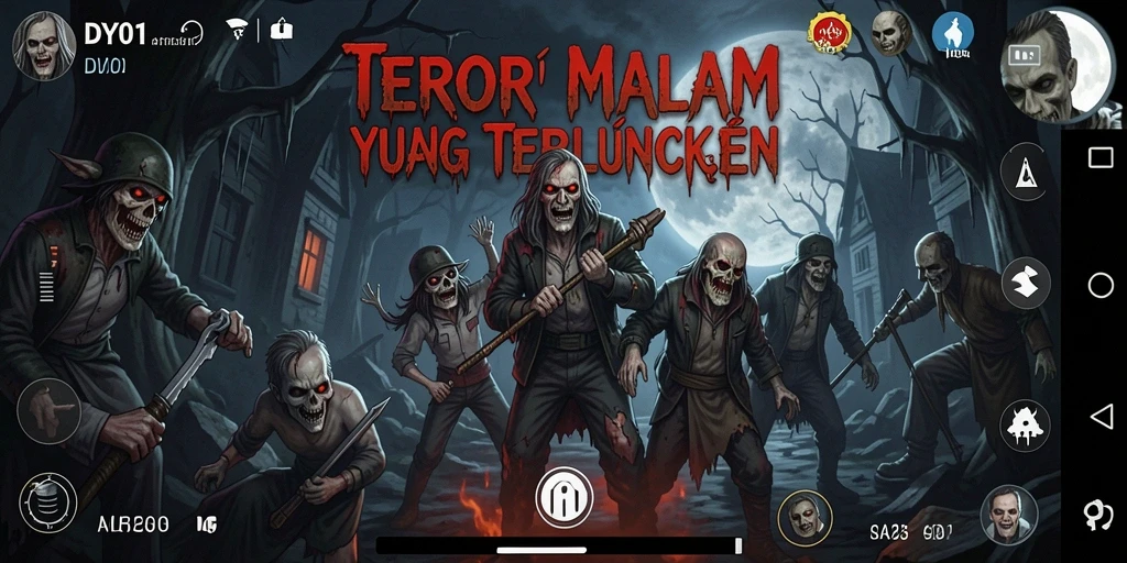 Gameplay menegangkan dengan atmosfer horor yang mendalam.