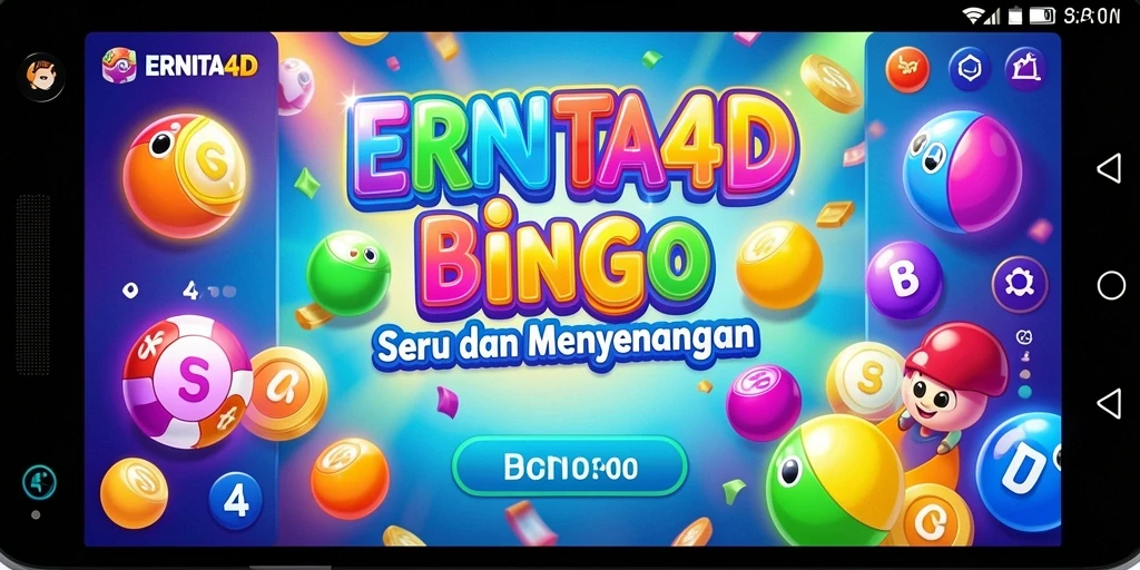 Tampilan gameplay seru ERNITA4D yang memukau saat bermain Bingo.
