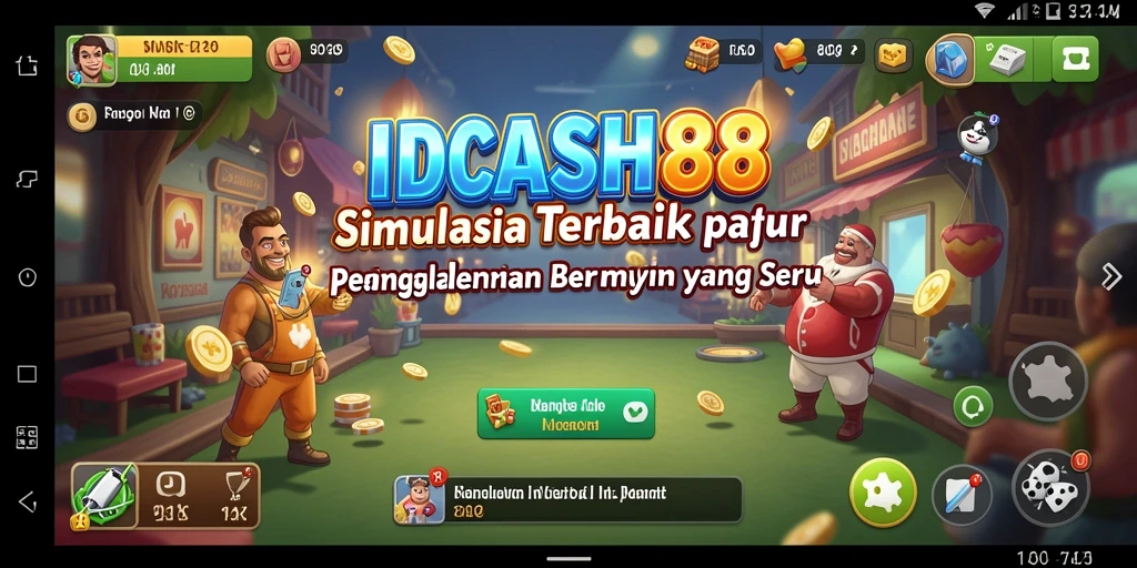 Tampilan gameplay menarik dari IDCASH88 menampilkan aksi simulasi yang seru.