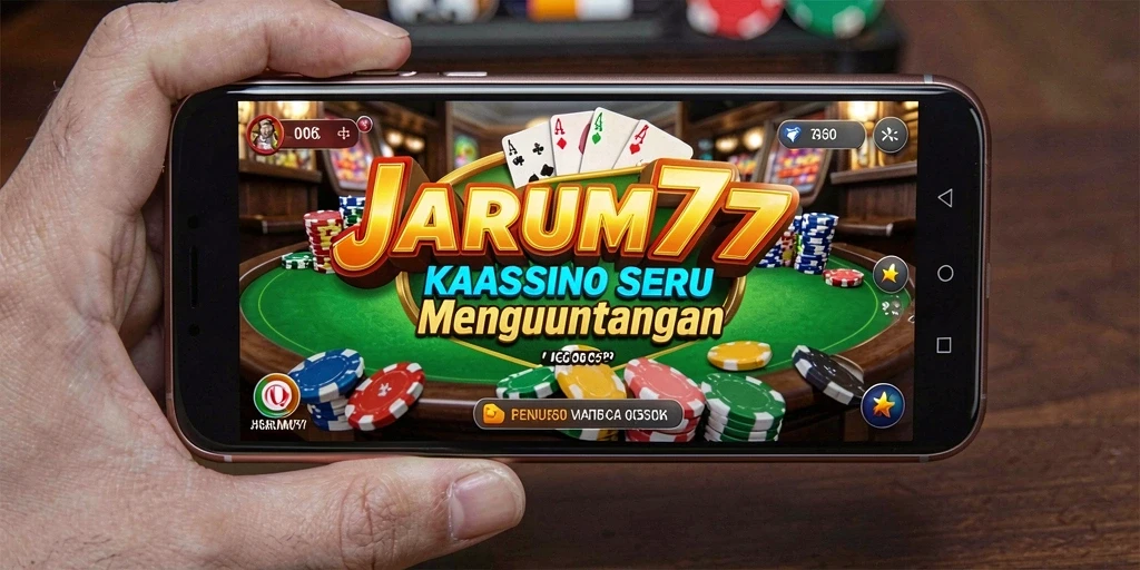 Tampilan gameplay JARUM77 yang seru dan menguntungkan.