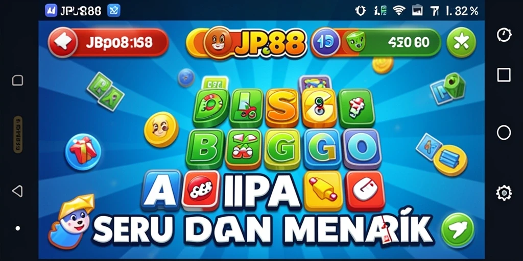 Screenshot JPS88 menunjukkan antarmuka permainan Bingo yang menarik dan interaktif.