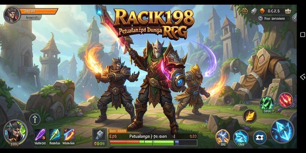 Gameplay menakjubkan dalam dunia RPG yang penuh petualangan.
