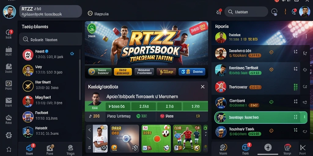 Tampilan gameplay Sportsbook yang menarik dan interaktif.