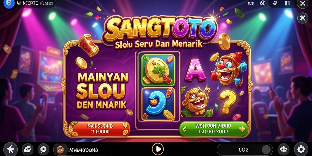 Tampilan gameplay SANGTOTO yang penuh warna dan menarik.