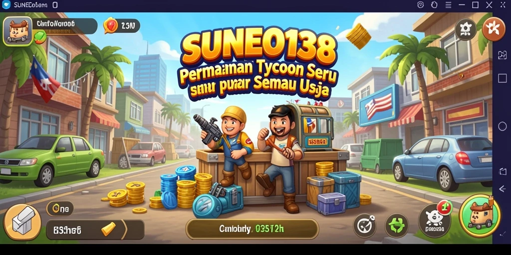 Tangkapan layar utama SUNEO138 menampilkan gameplay Tycoon yang menarik.
